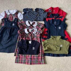14 Primrose uniform pieces all size 5-6 or YXS Girls
